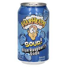 WARHEADS SOUR SODA BLUE RASPBERRY ML. 355