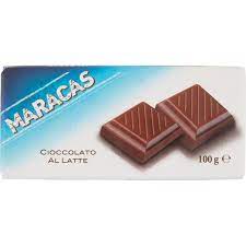 WITOR'S MARACAS CIOCCOLATO AL LATTE GR. 100