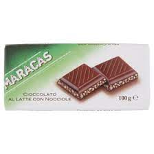 WITOR'S MARACAS CIOCCOLATO AL LATTE CON NOCCIOLE GR.100